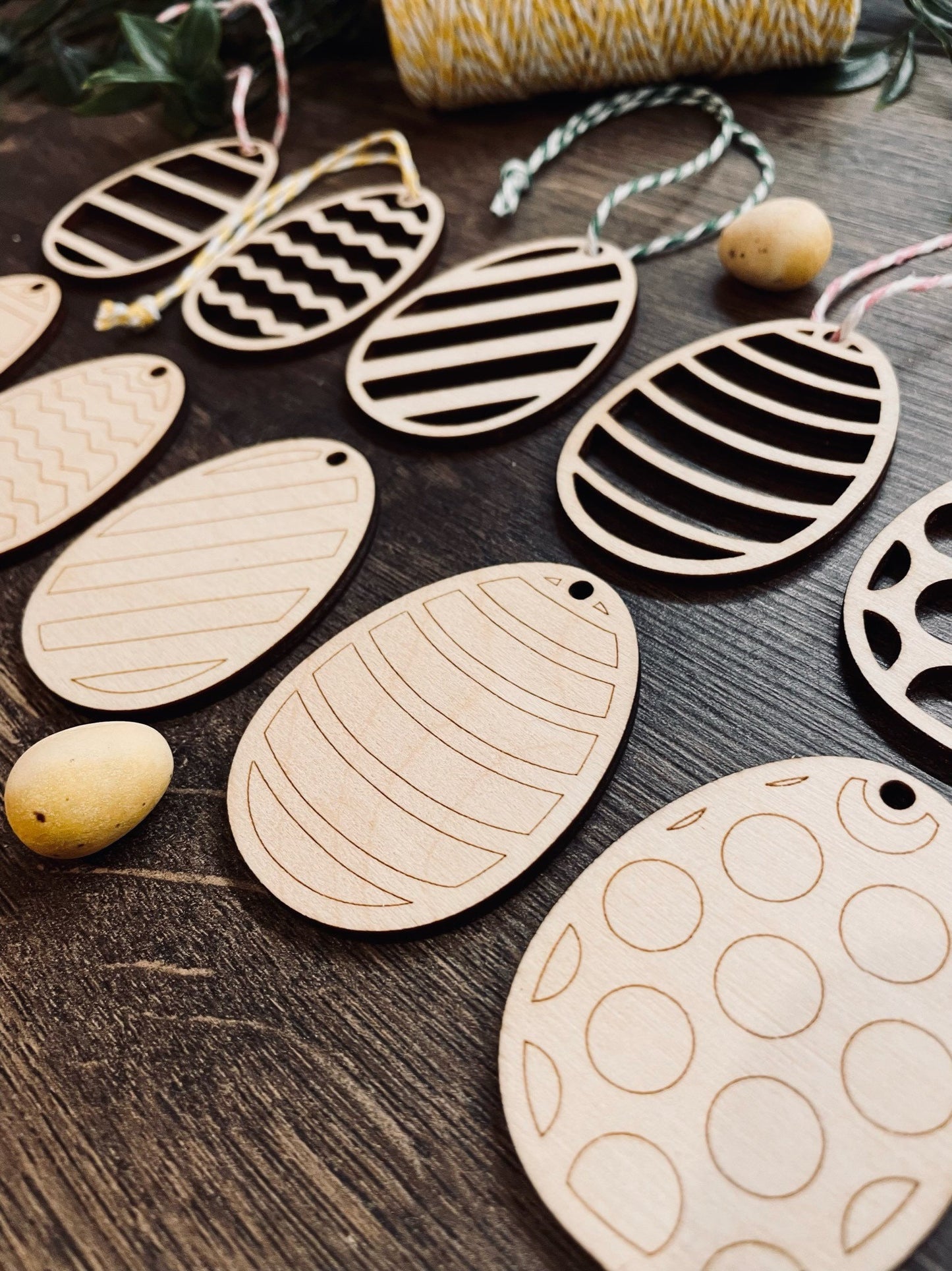Set of 5 Easter Tags for Easter Bunting / Easter Garland | Easter Decorations for the Easter Table