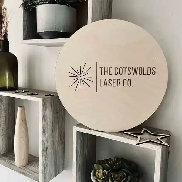 Cotswolds Laser Company Signage - Laser Engraved Business Sign