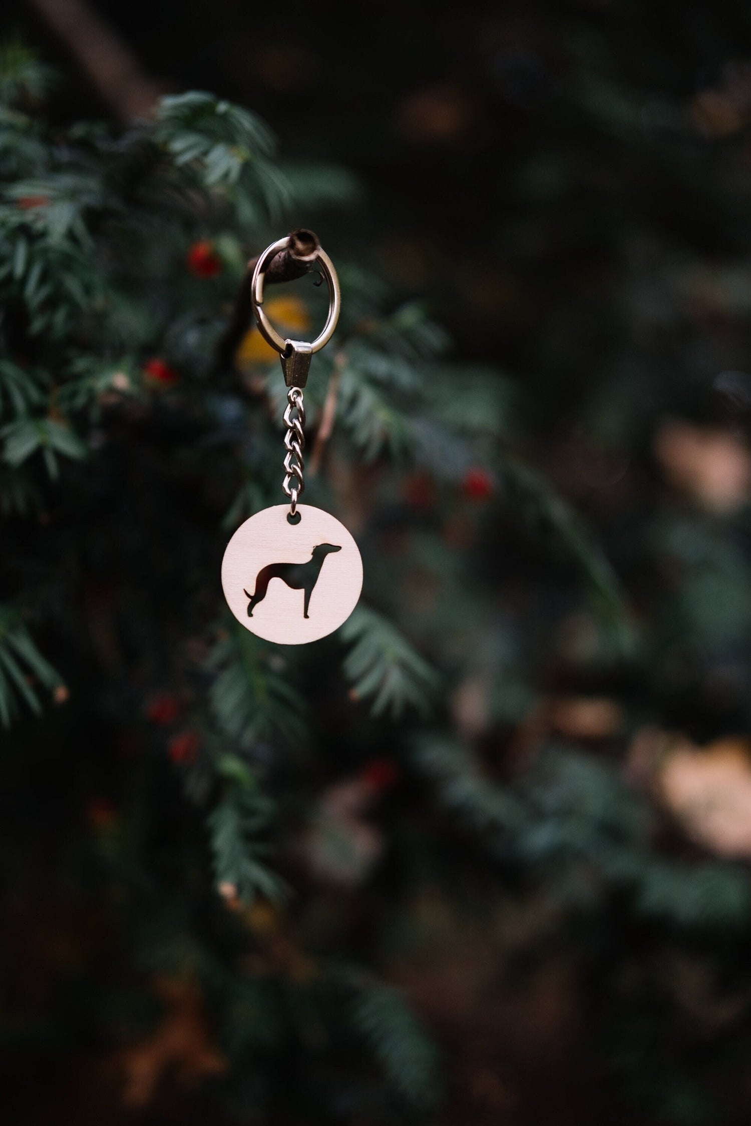 Personalised Dog Keyring / Dog Lover Gift / Custom Dog Keyring