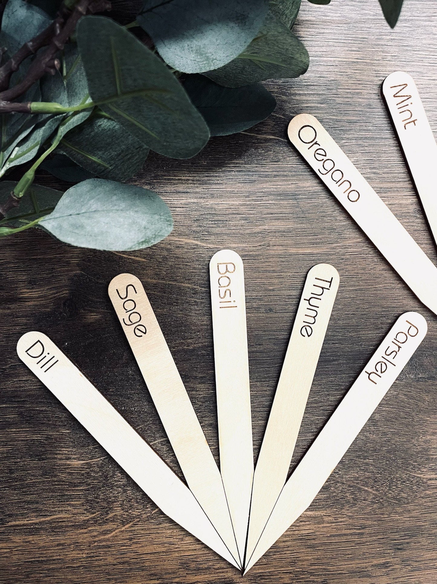 Herb Garden Markers / Plant Markers or Garden Stakes